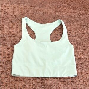 Girlfriend Collective Paloma Bra XS Green Recycled Fabric Sports Bra